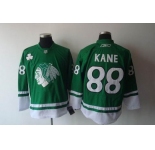 nhl jerseys chicago blackhawks #88 kane green (2012)