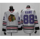 nhl jerseys chicago blackhawks #88 patrick kane white[number purple]