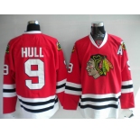 nhl jerseys chicago blackhawks #9 hull red