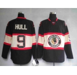 nhl jerseys chicago blackhawks #9 hull third black[third edition]
