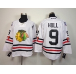 nhl jerseys chicago blackhawks #9 hull white[2015 new classic]