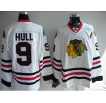 nhl jerseys chicago blackhawks #9 hull white