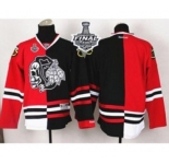 nhl jerseys chicago blackhawks blank black-red-1[split][the skeleton head][2015 stanley cup]