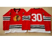 nhl jerseys mitchell and ness 1960-61 chicago blackhawks #30 noname red [throwback]