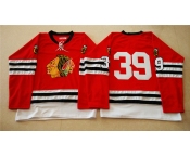 nhl jerseys mitchell and ness 1960-61 chicago blackhawks #39 noname red [throwback]