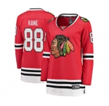 Women Chicago Blackhawks #88 Patrick Kane Fanatics Branded Red Home Breakaway NHL Jersey
