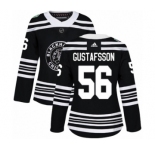 Women's Adidas Chicago Blackhawks #56 Erik Gustafsson Authentic Black 2019 Winter Classic NHL Jersey
