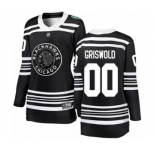 Women's Chicago Blackhawks #00 Clark Griswold Black 2019 Winter Classic Fanatics Branded Breakaway NHL Jersey