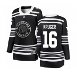 Women's Chicago Blackhawks #16 Marcus Kruger Black 2019 Winter Classic Fanatics Branded Breakaway NHL Jersey