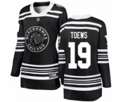 Women's Chicago Blackhawks #19 Jonathan Toews Black 2019 Winter Classic Fanatics Branded Breakaway NHL Jersey