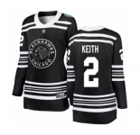 Women's Chicago Blackhawks #2 Duncan Keith Black 2019 Winter Classic Fanatics Branded Breakaway NHL Jersey