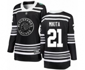 Women's Chicago Blackhawks #21 Stan Mikita Black 2019 Winter Classic Fanatics Branded Breakaway NHL Jersey