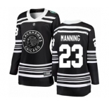 Women's Chicago Blackhawks #23 Brandon Manning Black 2019 Winter Classic Fanatics Branded Breakaway NHL Jersey