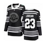 Women's Chicago Blackhawks #23 Michael Jordan Black 2019 Winter Classic Fanatics Branded Breakaway NHL Jersey