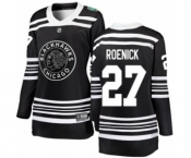Women's Chicago Blackhawks #27 Jeremy Roenick Black 2019 Winter Classic Fanatics Branded Breakaway NHL Jersey