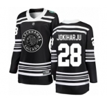 Women's Chicago Blackhawks #28 Henri Jokiharju Black 2019 Winter Classic Fanatics Branded Breakaway NHL Jersey