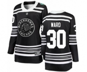 Women's Chicago Blackhawks #30 Cam Ward Black 2019 Winter Classic Fanatics Branded Breakaway NHL Jersey
