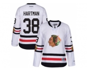 Women's Chicago Blackhawks #38 Ryan Hartman White 2017 Winter Classic Stitched NHL Jersey
