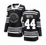 Women's Chicago Blackhawks #44 Jan Rutta Black 2019 Winter Classic Fanatics Branded Breakaway NHL Jersey