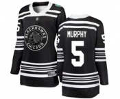 Women's Chicago Blackhawks #5 Connor Murphy Black 2019 Winter Classic Fanatics Branded Breakaway NHL Jersey