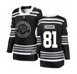 Women's Chicago Blackhawks #81 Marian Hossa Black 2019 Winter Classic Fanatics Branded Breakaway NHL Jersey