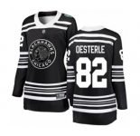 Women's Chicago Blackhawks #82 Jordan Oesterle Black 2019 Winter Classic Fanatics Branded Breakaway NHL Jersey