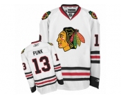 Women's Reebok Chicago Blackhawks #13 CM Punk Premier White Away NHL Jersey
