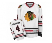 Women's Reebok Chicago Blackhawks #4 Bobby Orr Premier White Away NHL Jersey