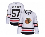 Women's Reebok Chicago Blackhawks #57 Trevor Van Riemsdyk Authentic White 2017 Winter Classic NHL Jersey