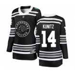 omen's Chicago Blackhawks #14 Chris Kunitz Black 2019 Winter Classic Fanatics Branded Breakaway NHL Jersey