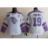women nhl jerseys chicago blackhawks #19 jonathan toews white