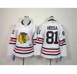 women nhl jerseys chicago blackhawks #81 hossa white[2015 winter classic]