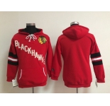 women nhl jerseys chicago blackhawks blank red[pullover hooded sweatshirt]