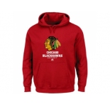 Chicago Blackhawks Majestic Red Critical Victory VIII Fleece Hoodie