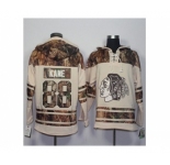 Men's Chicago Blackhawks #88 Patrick Kane Cream Camo Stitched NHL Jersey