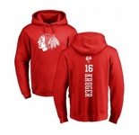 NHL Adidas Chicago Blackhawks #16 Marcus Kruger Red One Color Backer Pullover Hoodie