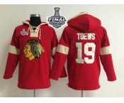 NHL Chicago Blackhawks #19 Jonathan Toews Red 2015 Stanley Cup Pullover Jerseys