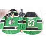 NHL Chicago Blackhawks #27 Johnny Oduya Green St. Patrick's Day McNary Lace Hoodie 2015 Stanley Cup Stitched Jerseys