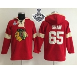 NHL Chicago Blackhawks #65 Andrew Shaw Red 2015 Stanley Cup Pullover Jerseys
