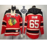 NHL Chicago Blackhawks #65 Andrew Shaw Red Sawyer Hooded Sweatshirt 2015 Stanley Cup Stitched Jerseys