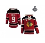 NHL Chicago Blackhawks #9 Bobby Hull Red Sawyer Hooded Sweatshirt 2015 Stanley Cup Stitched Jerseys