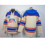 nhl jerseys #37 cream USA[pullover hooded sweatshirt]