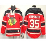 nhl jerseys chicago blackhawks #35 esposito red[pullover hooded sweatshirt]