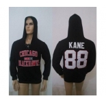 nhl jerseys chicago blackhawks #88 kane black[pullover hooded sweatshirt][ccm]