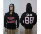 nhl jerseys chicago blackhawks #88 kane black[pullover hooded sweatshirt][ccm]