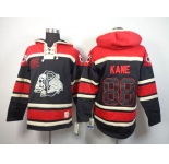 nhl jerseys chicago blackhawks #88 kane red-black[pullover hooded sweatshirt][the skeleton head]