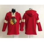 nhl jerseys chicago blackhawks blank red-cream[pullover hooded sweatshirt]