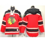 nhl jerseys chicago blackhawks red[pullover hooded sweatshirt]