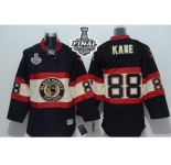 NHL Youth Blackhawks #88 Patrick Kane Black New Third 2015 Stanley Cup Stitched Jerseys