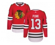 Youth Adidas Chicago Blackhawks #13 CM Punk Authentic Red Home NHL Jersey